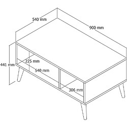 Avis Hanah Home Table basse avec niches Exxen.