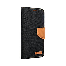 Ozzzo etui canvas pour xiaomi redmi note 11 / 11s noir