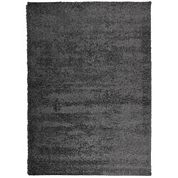 vidaXL Tapis shaggy PAMPLONA poils longs moderne anthracite 240x340 cm