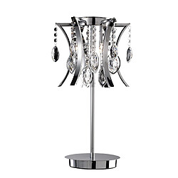 Inspired Lampe de Table 3 Lumières G4 Chrome Poli/Cristal