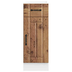 Avis VidaXL Armoire Cuisine Lucca Vieux Bois