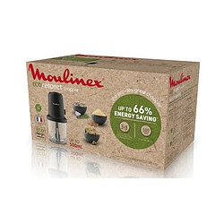 MOULINEX AT80E810 Eco Respect Hachoir, 0,5 L, 500 W, Lames en acier inoxydable, Design ecologique, Fabrique en France pas cher