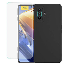 Film verre trempé pour Xiaomi Poco F4 GT 5G 6.67" + Coque de protection en silicone noire - Visiodirect -