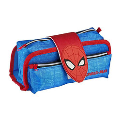 Trousse d'écolier Spiderman Bleu (22 x 12 x 7 cm)