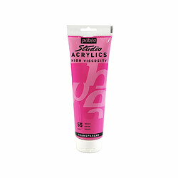 Pebeo Peinture acrylique transparente - Rose - 250 ml