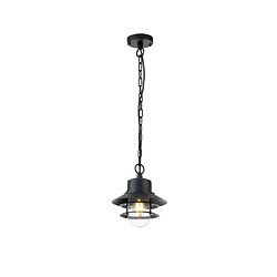 Elstead Lighting Applique murale extérieur Copenhagen Verre transparent,acier inoxydable 304 Noir