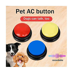 4pcs Boîte De Son Pour Animaux De Compagnie Enregistreur De Bouton De Conversation De Voix Jouet Parlant Outil De Dressage Pour Animaux De Compagnie Boîte À Musique Boîte À Musique Bleu Haute Qualité