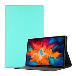 Etui en PU avec support cyan pour votre Lenovo Tab M10 HD Gen 2