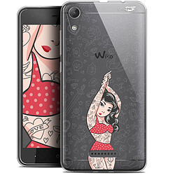 Caseink Coque arrière Wiko Lenny 4 (5 ) Gel HD [ Nouvelle Collection - Souple - Antichoc - Imprimé en France] Tatoo Girl