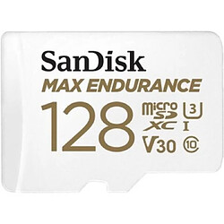 sandisk max endurance microsdhc 128gb card with adapter noir noir Noir