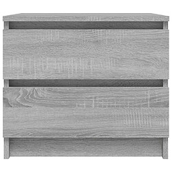 Acheter Maison Chic Lot de 2 Tables de chevet - Tables de Nuit Sonoma gris 50x39x43,5cm Bois ingénierie