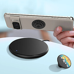 Popsockets PopGrip Mountain High pour Smartphone, Bague et Support Universel Noir pas cher