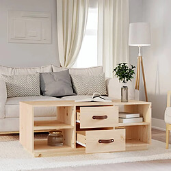 Avis Maison Chic Table basse,Table Console Table d'appoint, Table pour salon 100x50x41 cm Bois massif de pin -MN28778