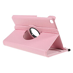 Acheter Etui en PU texture itchi avec support rotatif à 360 ° rose pour votre Samsung Galaxy Tab A 8 (2019) P200/P205