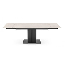 Avis Inside 75 Table extensible 10 couverts PEGASO 230 cm pieds métal plateau céramique blanc