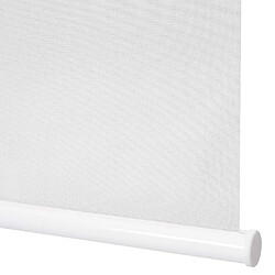 Decoshop26 Store enrouleur de fenêtre occultant protection solaire store à tirage latéral 50x160cm opaque blanc 04_0004531