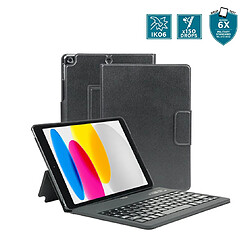 Coque de protection folio origine mobilis - pour ipad 10.9' (10th gen) - clavier bluetooth fr intégré - noire