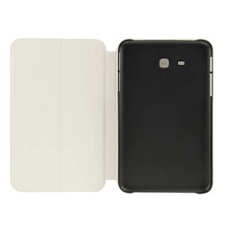 Avis Wewoo Housse Étui blanc pour Samsung Galaxy Tab 3 Lite T110 / T111 Texture givré en cuir flip avec support