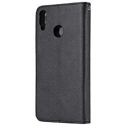 Avis Wewoo Housse Coque Pour Huawei Honor 8X Étui de protection à rabat horizontal de couleur unie avec support et fentes cartes et portefeuille et cadre photo et lanière noir