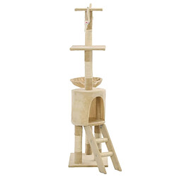 Acheter Arbre à chat avec griffoirs,niche pour chat en sisal 138 cm Beige -MN69787