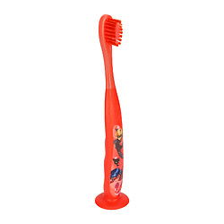 Tinokou Brosse à dents + Gobelet + Trousse - Kit Enfant - Miraculous Rouge