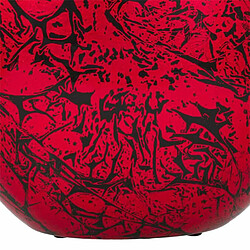 Acheter Vase Alexandra House Living Noir Rouge Céramique 18 x 37 x 35 cm