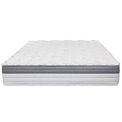 LUXURY LITERIE Matelas 180x200 cm, GoldVisco, 26cm, mousse mémoire de forme, indépendance du couchage, ergonomique, haute adaptabilité, face été/hiver