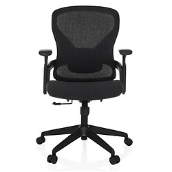 Chaise de bureau / chaise pivotante NOWUM tissu noir hjh OFFICE