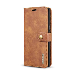 Wewoo Coque marron pour Samsung Galaxy Note 8 Crazy Horse Texture Horizontal Flip détachable Magnétique Housse de protection avec titulaire et fentes cartes porte-monnaie