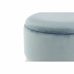 Paris Prix Lot de 2 Poufs & Coffres de Rangement Zora 44cm Bleu