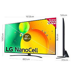 Avis Téléviseur intelligent LG 75Nano766Qa 75 4K Ultra Hd Nano Cell Wifi LG