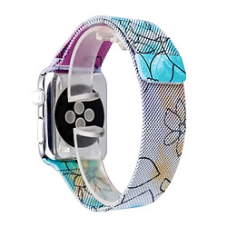 Avis Wewoo Bracelet acier Milan Steel pour Apple Watch Series 3/2/1 - Dégradé