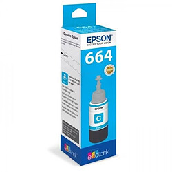 Cartouche d'Encre - Imprimante Bouteille d'encre Epson Ecotank T6642 - 70ml Cyan (C13T664240)