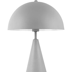 Avis LEITMOTIV Lampe à poser en métal Sublime gris souris.