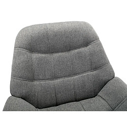 Acheter Vente-Unique Fauteuil en tissu gris LUOSTO