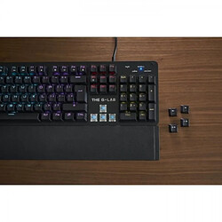 Acheter THE G-LAB Gaming KEYZ Carbon Clavier mécanique rétroéclairé - Switch Blues Repose poignet - AZERTY