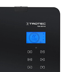 Avis TROTEC Convecteur électrique en verre design TCH 2011 E, 2000 W, radiateur, chauffage d'appoint, chauffage convection, chauffage mobile