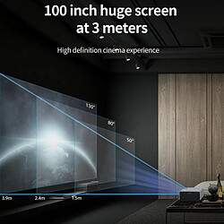 Yonis Videoprojecteur Android Lumineux 2200 Lumens Full HD pas cher