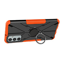 Coque en TPU anti-chocs avec béquille annulaire réglable pour votre Samsung Galaxy F23 5G/M23 5G - orange