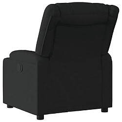 Acheter vidaXL Fauteuil inclinable électrique Noir Tissu