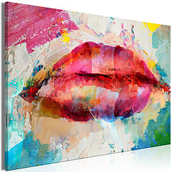 Artgeist Tableau - Artistic Lips (1 Part) Wide [120x80]