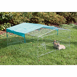 Kerbl Enclos pour animaux de compagnie Easy Métal Argenté 82845