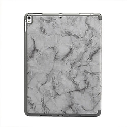 Avis Wewoo Housse Étui Coque Etui à rabat horizontal en marbre avec Motif texture pour iPad Air 201910,5 poucesavec support trois rabattables et fente stylo et fonction veille / réveil gris