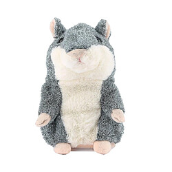 Universal Adorable Parlant Hamster Peluche Disque Hamster Jouet Animaux Jouet Gris pas cher