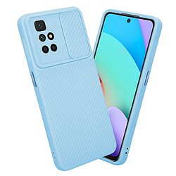 Cadorabo Coque Xiaomi RedMi 10 4G Etui en Bleu