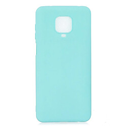 Coque en TPU couleur bonbon souple bleu clair pour votre Xiaomi Redmi Note 9S/9 Pro/9 Pro Max