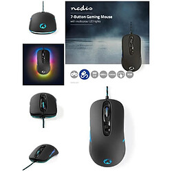 NC Souris Gamer RGB GAMING optique 7 boutons filaire USB avec éclairage RGB GAMING