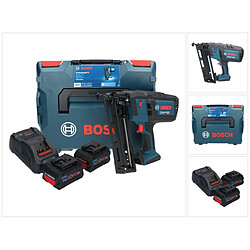 Bosch GNH 18V-64 Cloueur sans fil 18 V 64 mm 1,6 mm + 2x Batteries ProCORE 8,0 Ah + Chargeur + L-Boxx