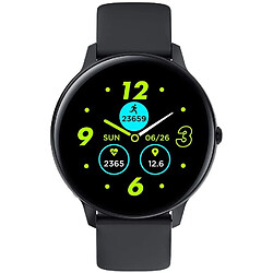 Chrono Smartwatch Femmes Hommes Trackers Fitness Avec Oxygène Dans Le Sang, Pression Artérielle, Fréquence Cardiaque, Moniteur De Sommeil IP68 Étanche Trackers D'activité Podomètre Sports Montres De Fitness Pour iOS Android(noir)