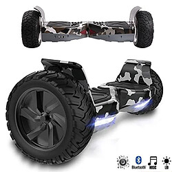 YOMME MOBILITÉ Hoverboard 8.5 Pouces Tout-Terrain - Vert Camouflage